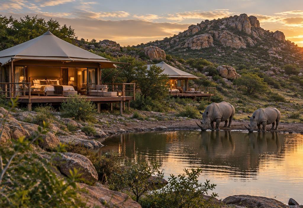 Black Rhino Game Lodge accommodation near Pilanesberg
