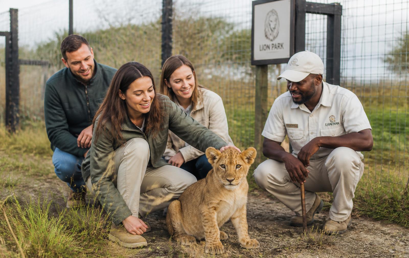 Guests on a full day Ukutula package near Johannesburg