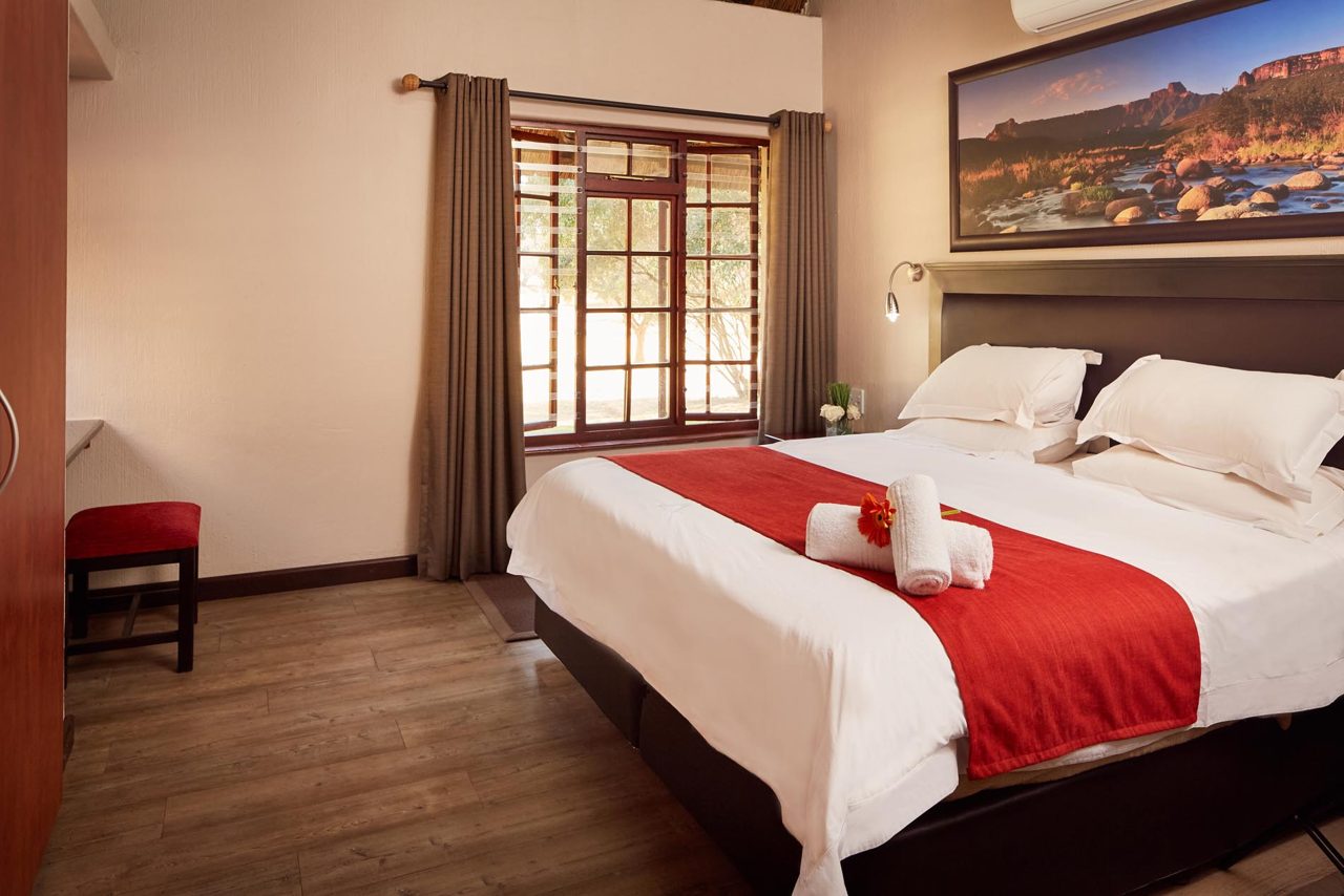Self-catering unit bedroom