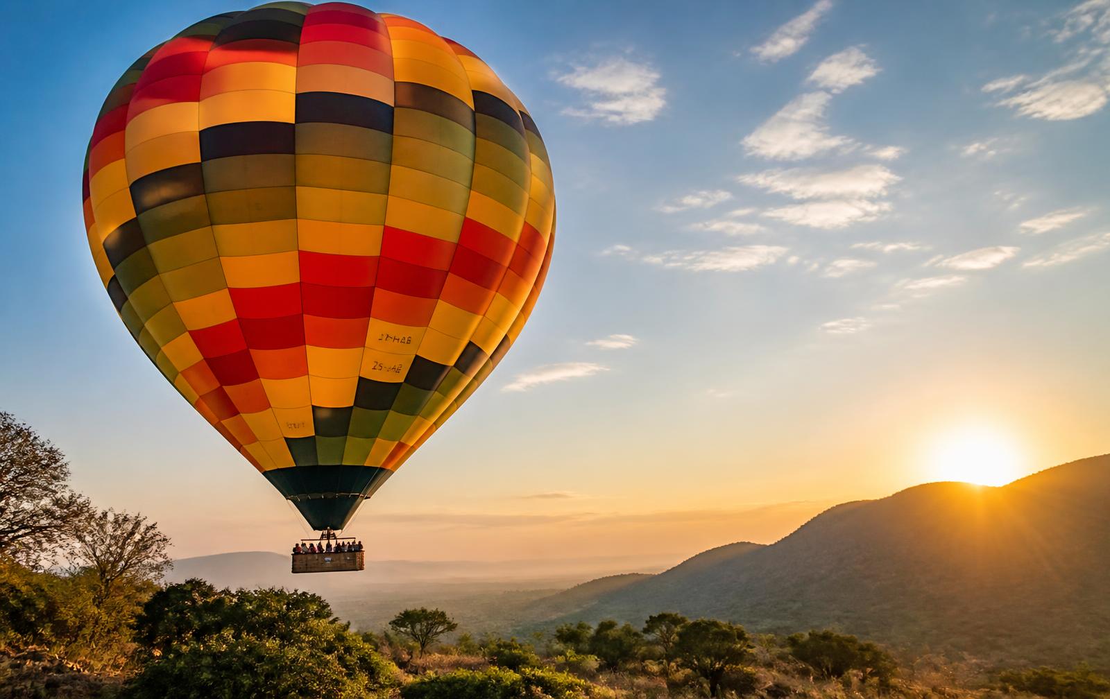 Hot Air Balloon Safari